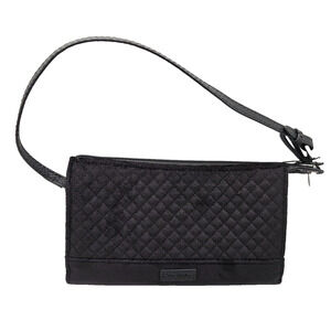 Vera Bradley Black Quilted Wristlet